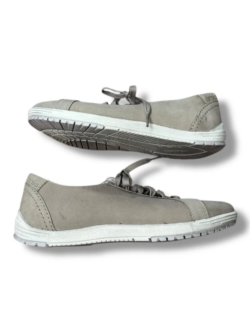 Dansko Leela Sneaker Taupe Brown Nubuck Comfy Athletic Shoe Women’s EU 39 US 8.5
